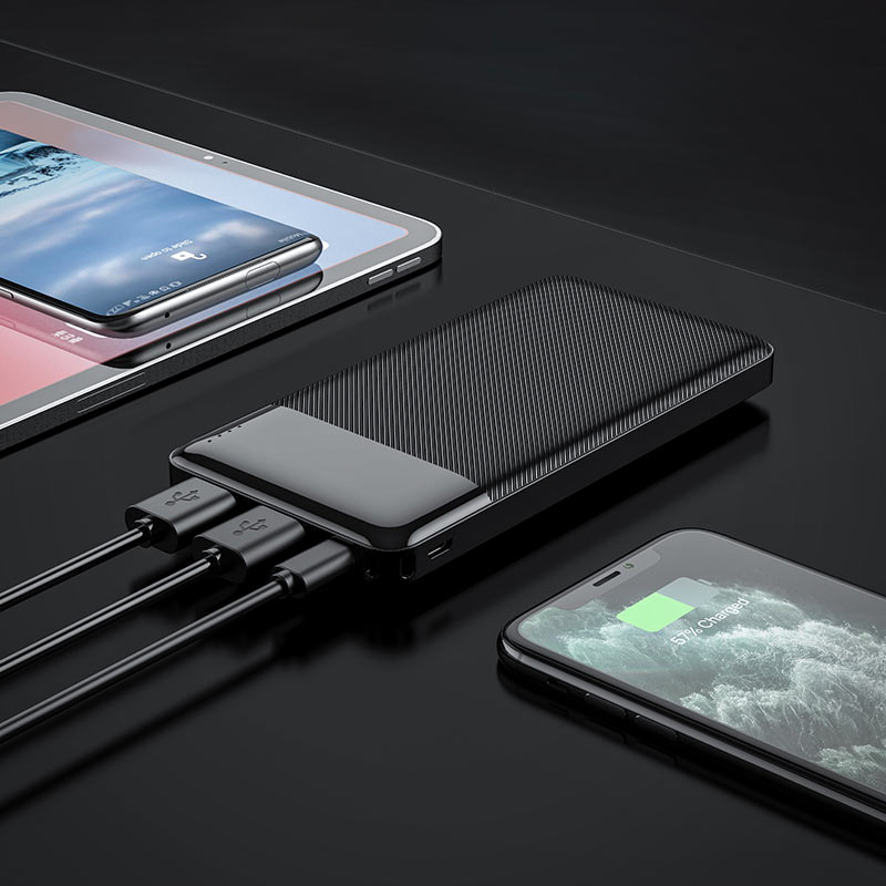 (10 000 mAh) Chargeur de batterie micro USB USB-C Banque d'alimentation portable (10 000 mAh) Chargeur de batterie micro USB USB-C Banque d'alimentation portable